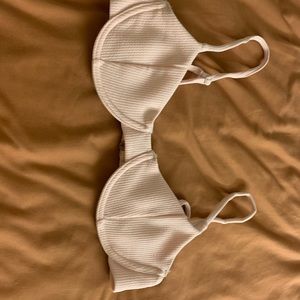 pink underwire bikini top